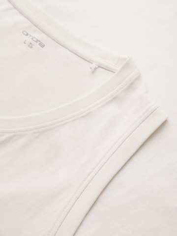 Ombre Shirt in Weiß