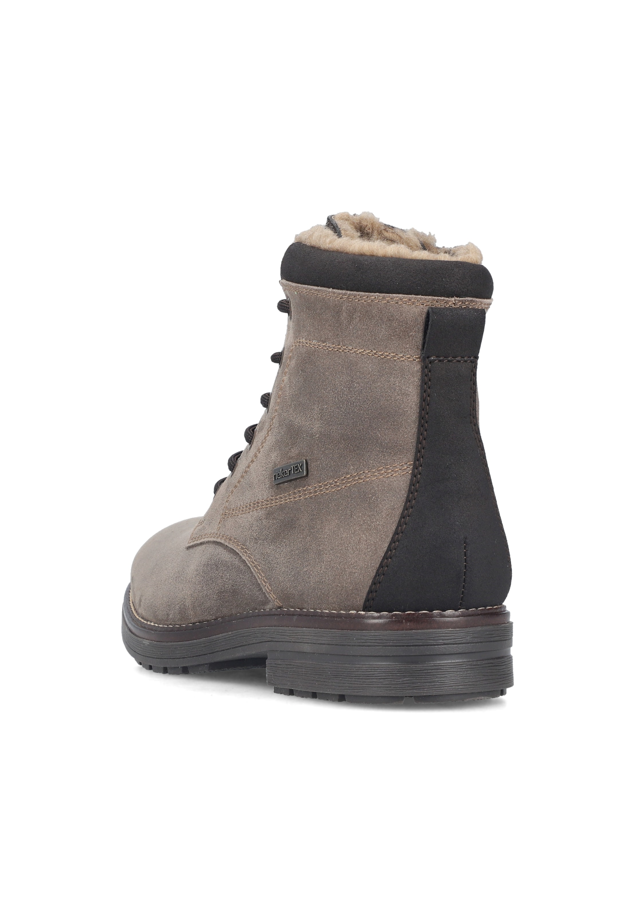 Bottines à lacets Rieker en beige