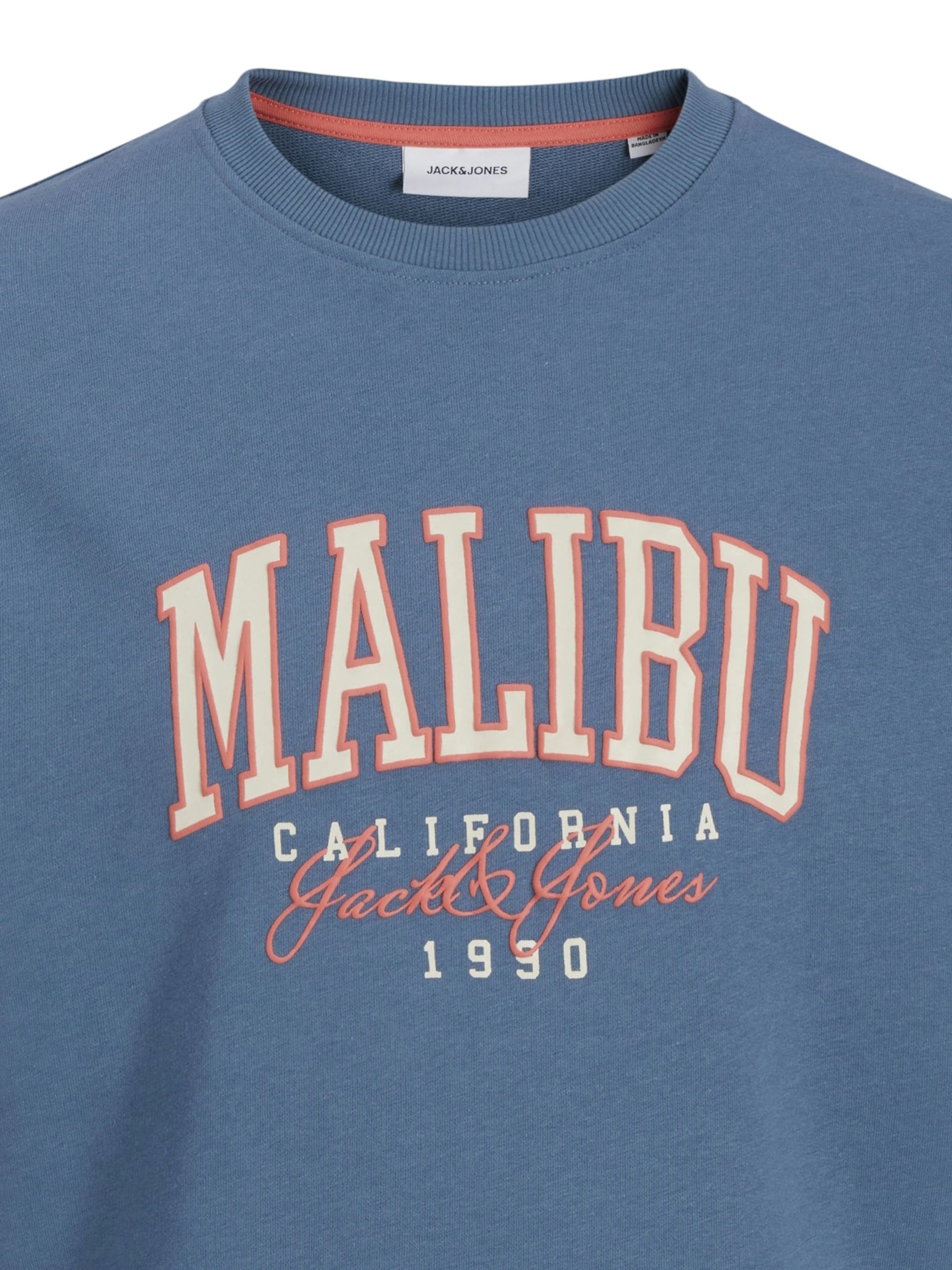 Felpa 'Detroit' di Jack & Jones Junior in blu