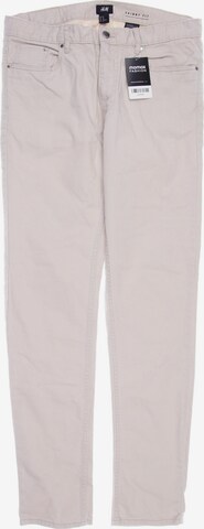 H&M Jeans in 33 in White: front