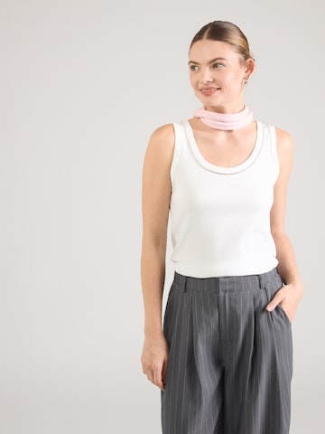 monari - Top em branco: frente