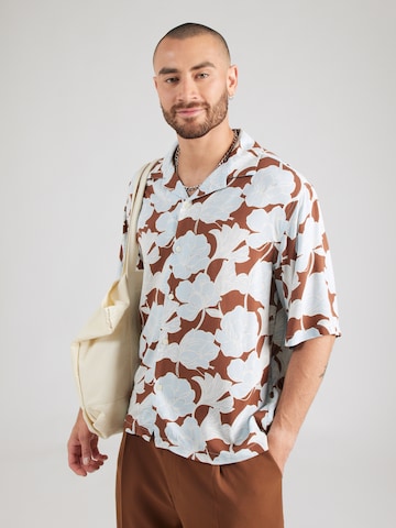 Comfort fit Camicia 'ONSELI' di Only & Sons in marrone: frontale