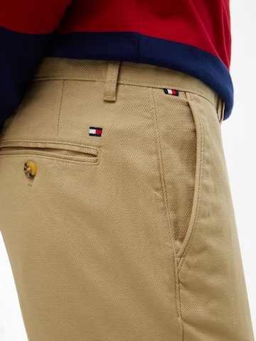 TOMMY HILFIGER Regular Chino trousers 'DENTON' in Green