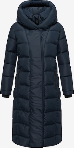 Manteau d’hiver 'Engelsfeder XIV' NAVAHOO en bleu : devant