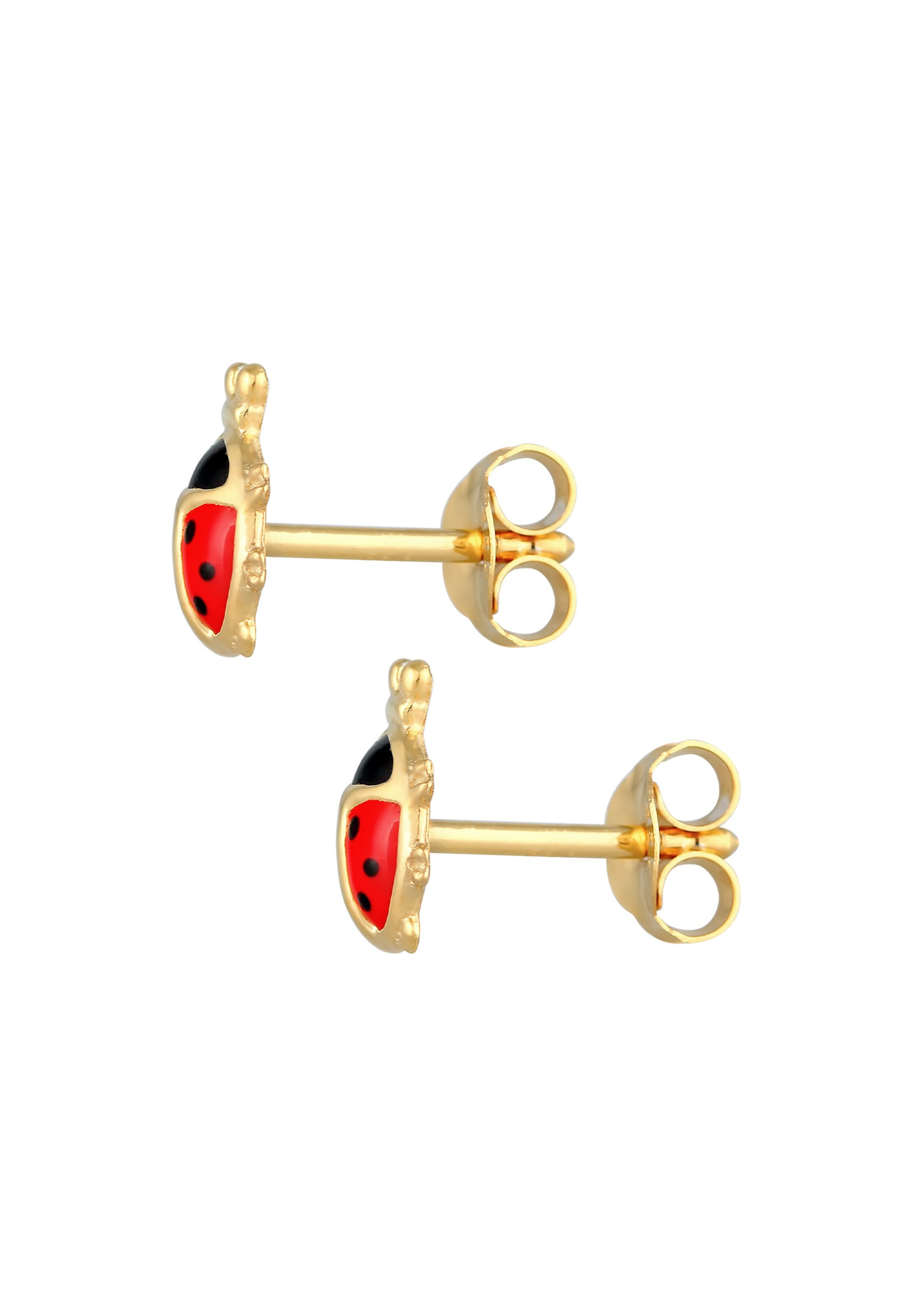 Kinder Teens (Gr. 140-176) ELLI Ohrringe 'Marienkäfer' in Gold, Rot - DZ44094 Kinder Teens (Gr. 140-176) ELLI Ohrringe 'Marienkäfer' in Gold, Rot - DZ44094