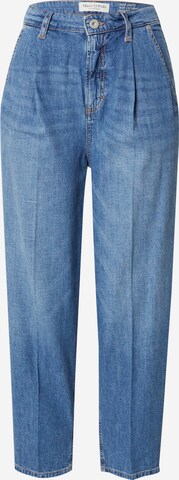 Marc O'Polo Loosefit Bandplooi jeans 'FINTTE' in Blauw: voorkant