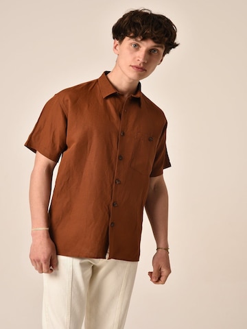 Antioch Comfort fit Overhemd in Bruin