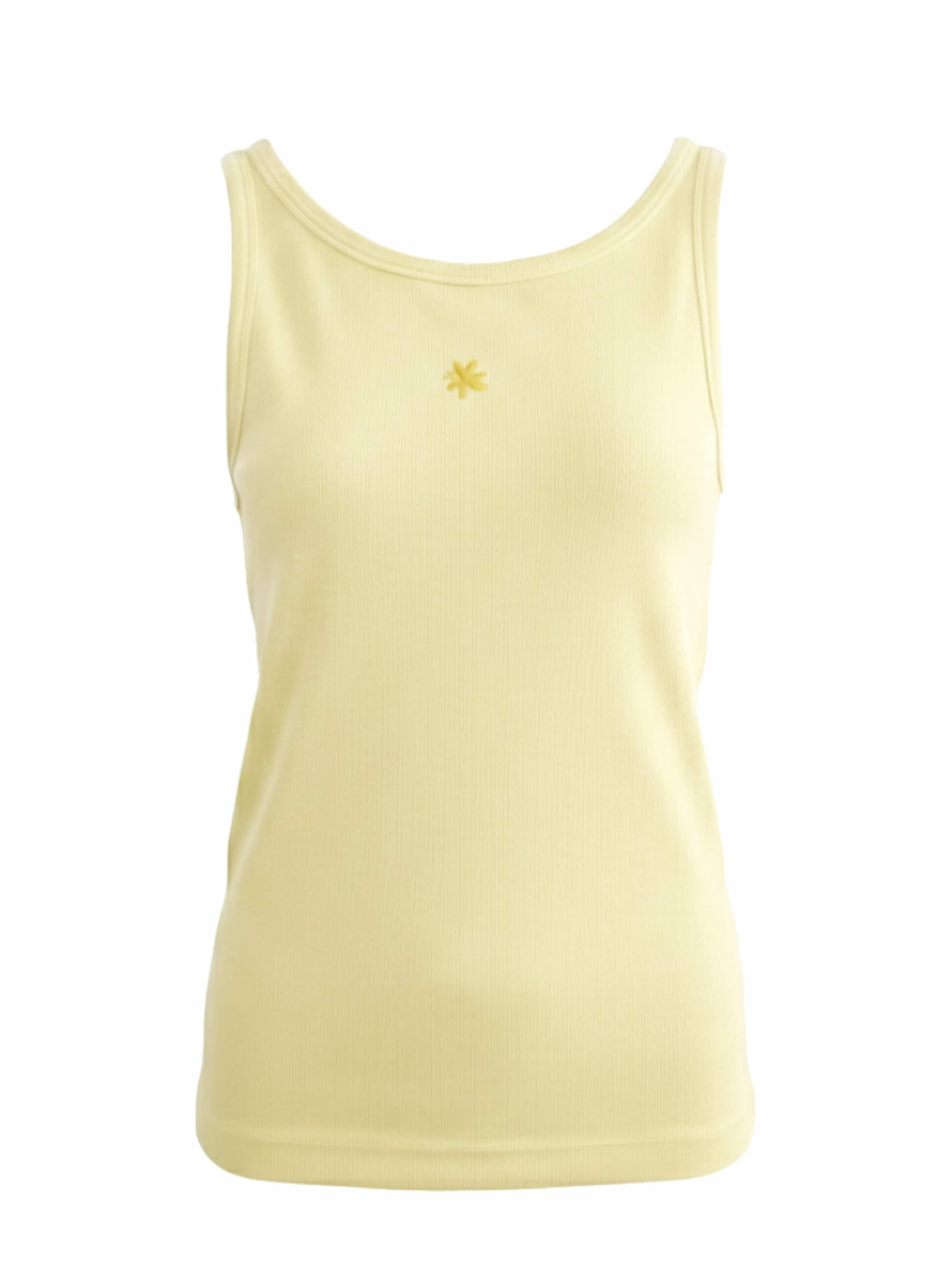 LIKS. Munich Top 'Herzblume' in Gelb: Vorderseite