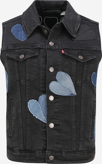 LEVI'S UPCYCLING Weste 'Kelvyn Colt' in blau / schwarz / weiß, Produktansicht