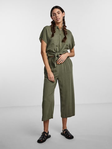 PIECES Loose fit Pants 'Vinsty' in Green