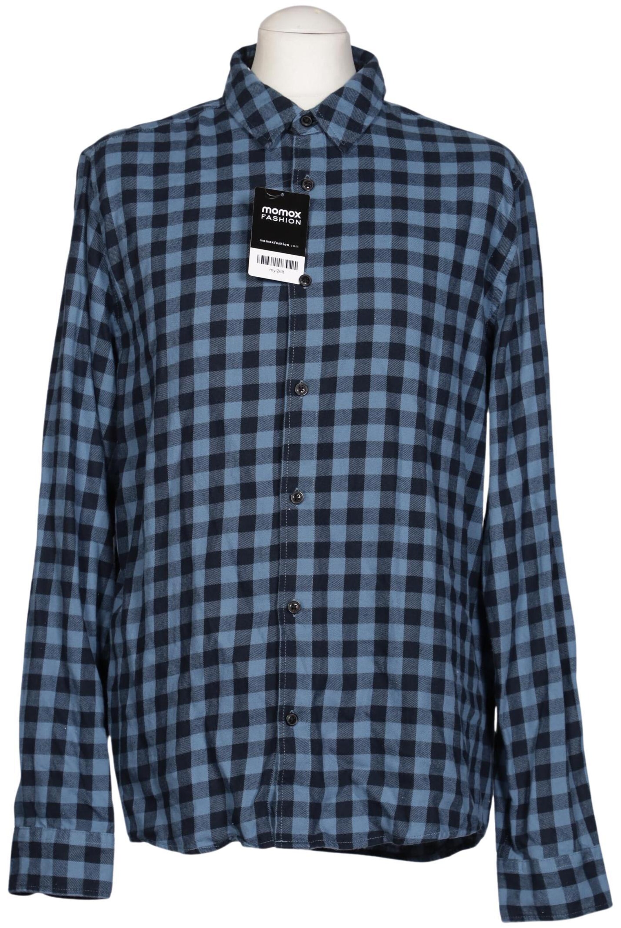 STREET ONE Button Up Shirt in L in Blue: front