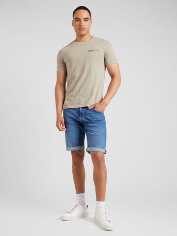 QS Regular Shorts in Blau