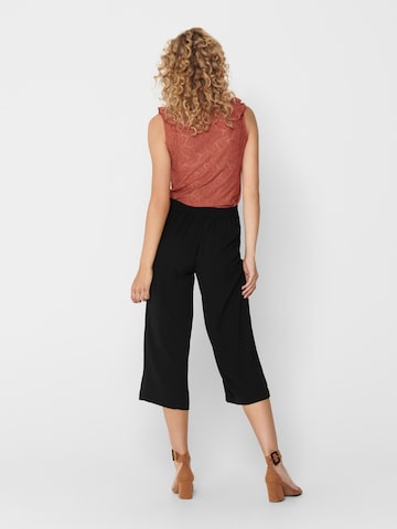 ONLY Wide leg Pleat-front trousers 'Winner' in Black