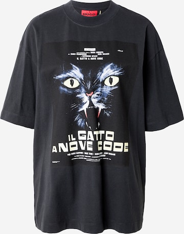 Hugo Dargex Tシャツ HUGO Oversized Shirt 'Dargex' in Black | ABOUT YOU