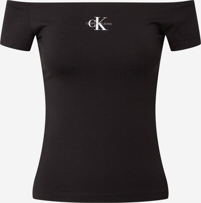 Calvin Klein Jeans T-shirt en noir, Vue avec produit