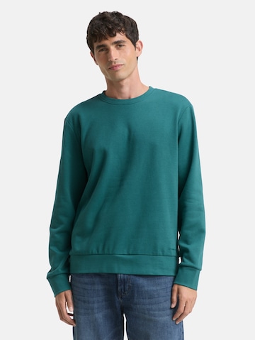 TOM TAILOR Sweatshirt in Grün: Vorderseite