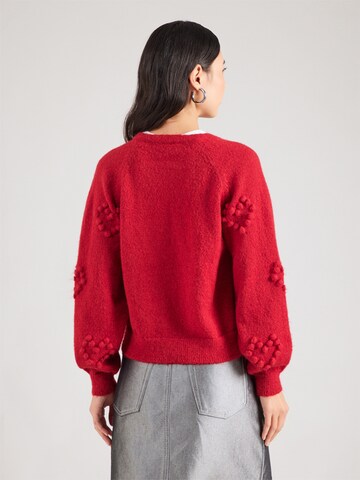 Cardigan 'VIMERIT' VILA en rouge