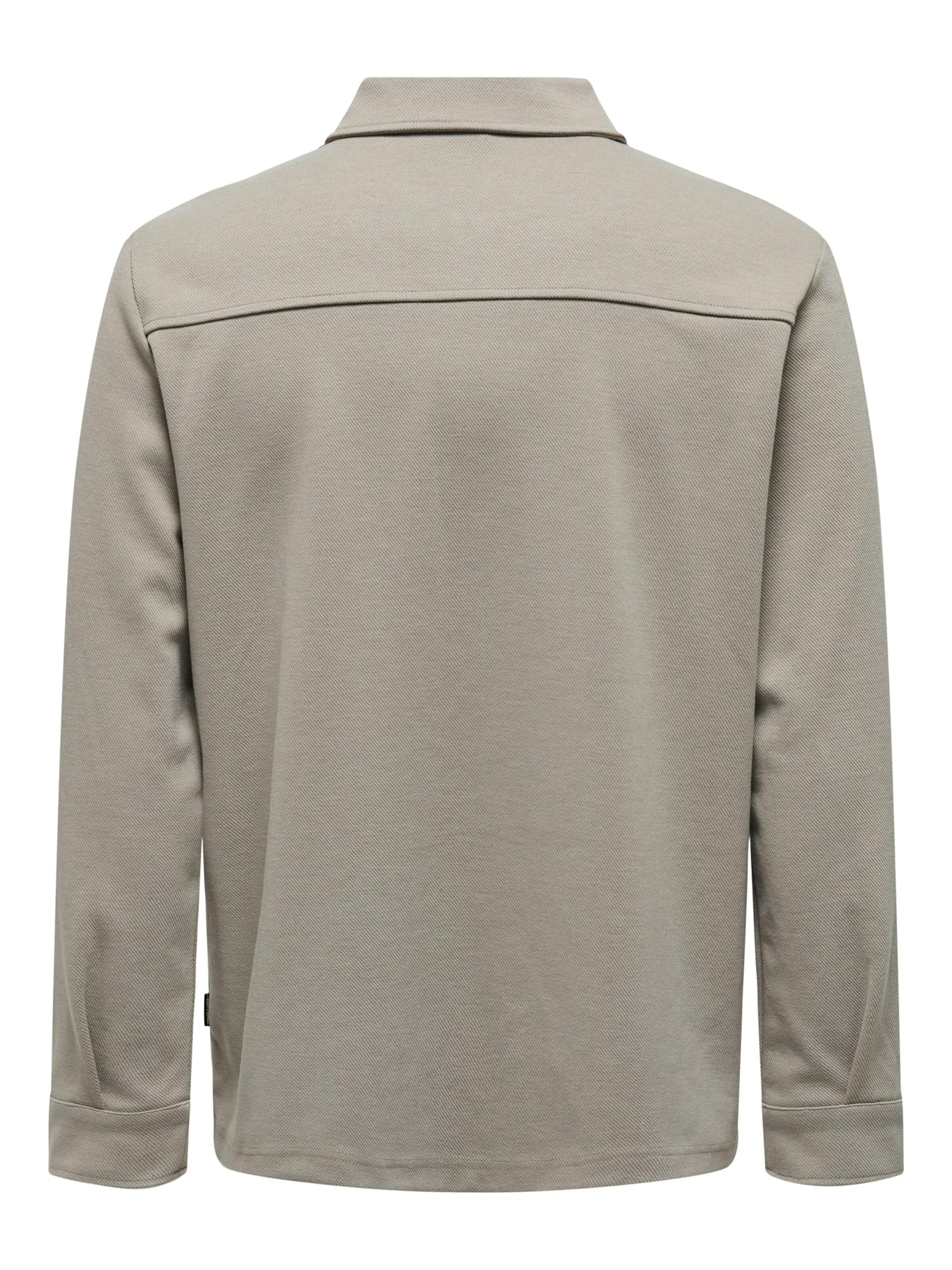 Only & Sons Comfort fit Overhemd 'newkodyl' in Beige