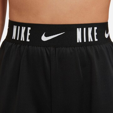 NIKE Skinny Workout Pants 'Trophy' in Black