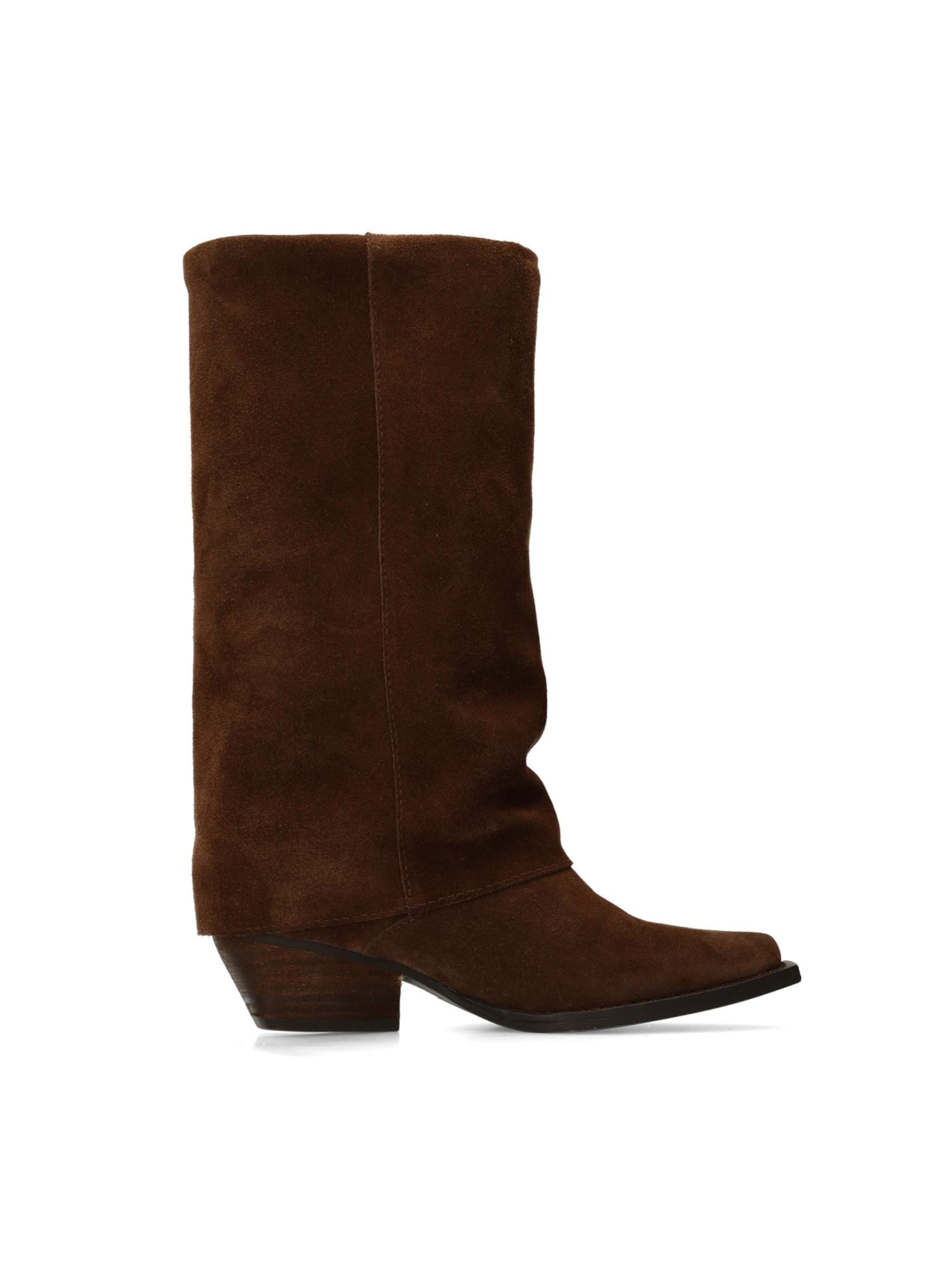 MANFIELD Stiefelette in Braun