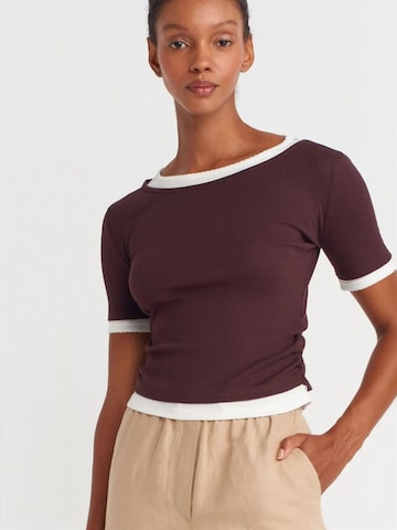 T-shirt 'T-Shirts' Dilvin en rouge