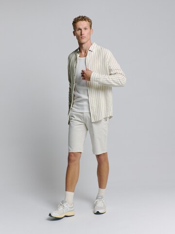 No Excess Regular fit Overhemd in Beige