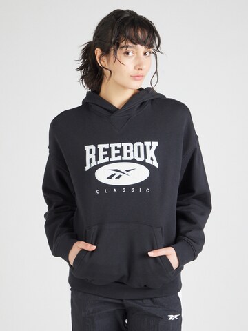 Reebok Sports sweatshirt in Black: front