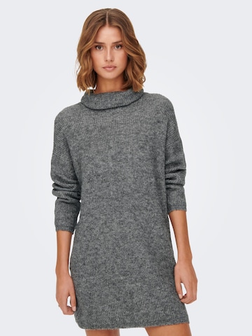 JDY Knitted dress 'INGEBORG' in Grey