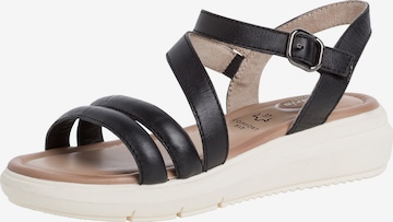 Tamaris Sandale in Schwarz: Vorderseite