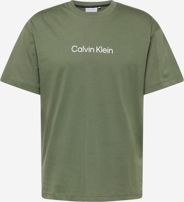 Maglietta 'Hero' di Calvin Klein in verde: frontale