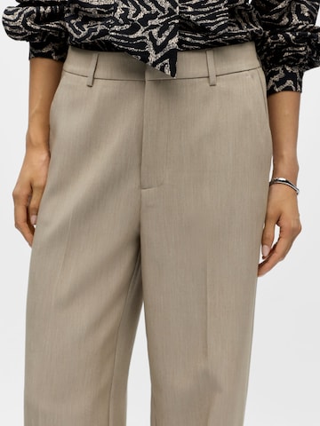 OBJECT Loosefit Bukser med fals 'OBJSIGRID' i beige