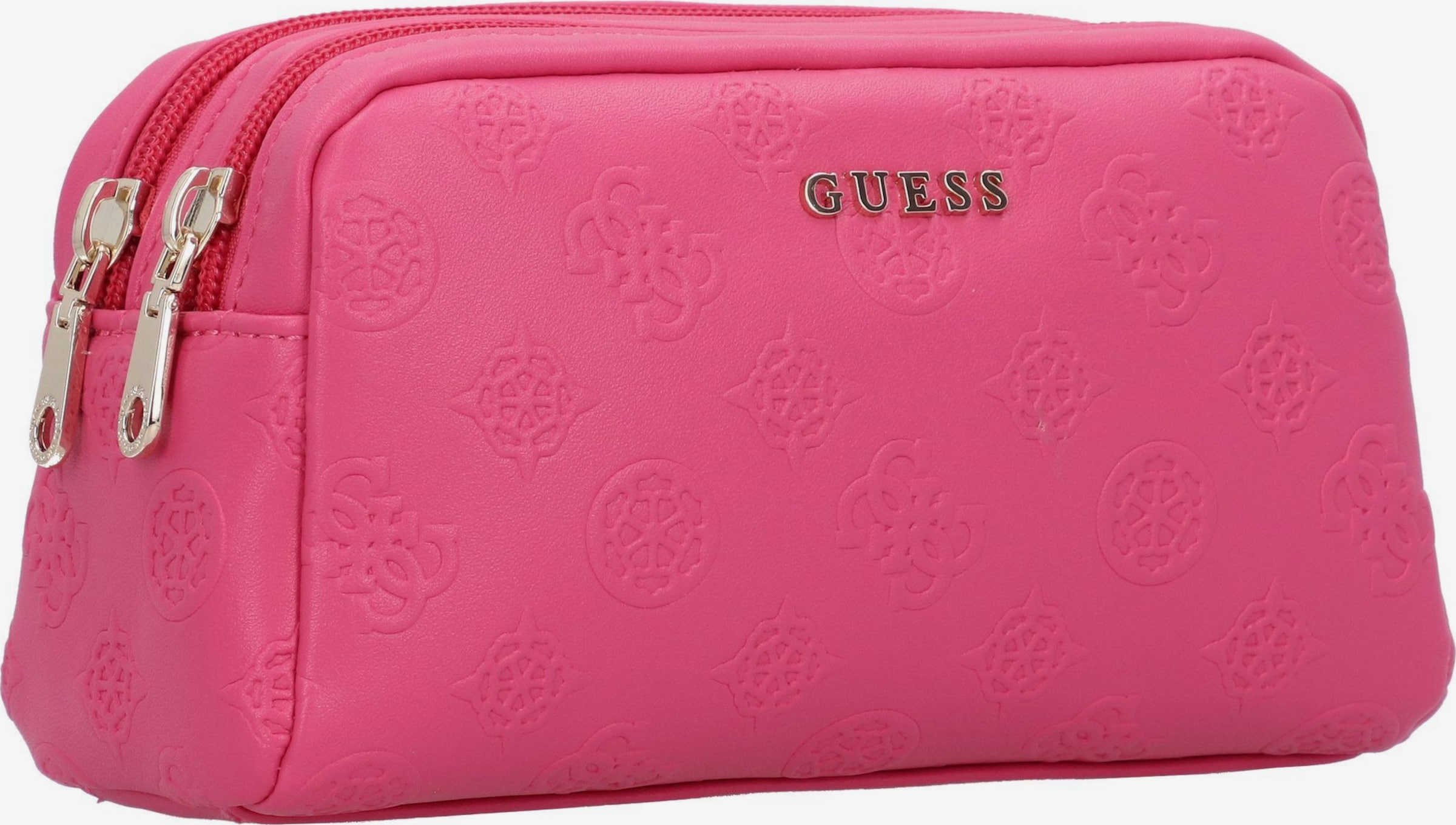 beproeving min Jeugd GUESS Make up tas in Pink | ABOUT YOU