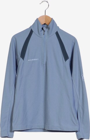 MAMMUT Sweatshirt & Zip-Up Hoodie in S in Blue: front