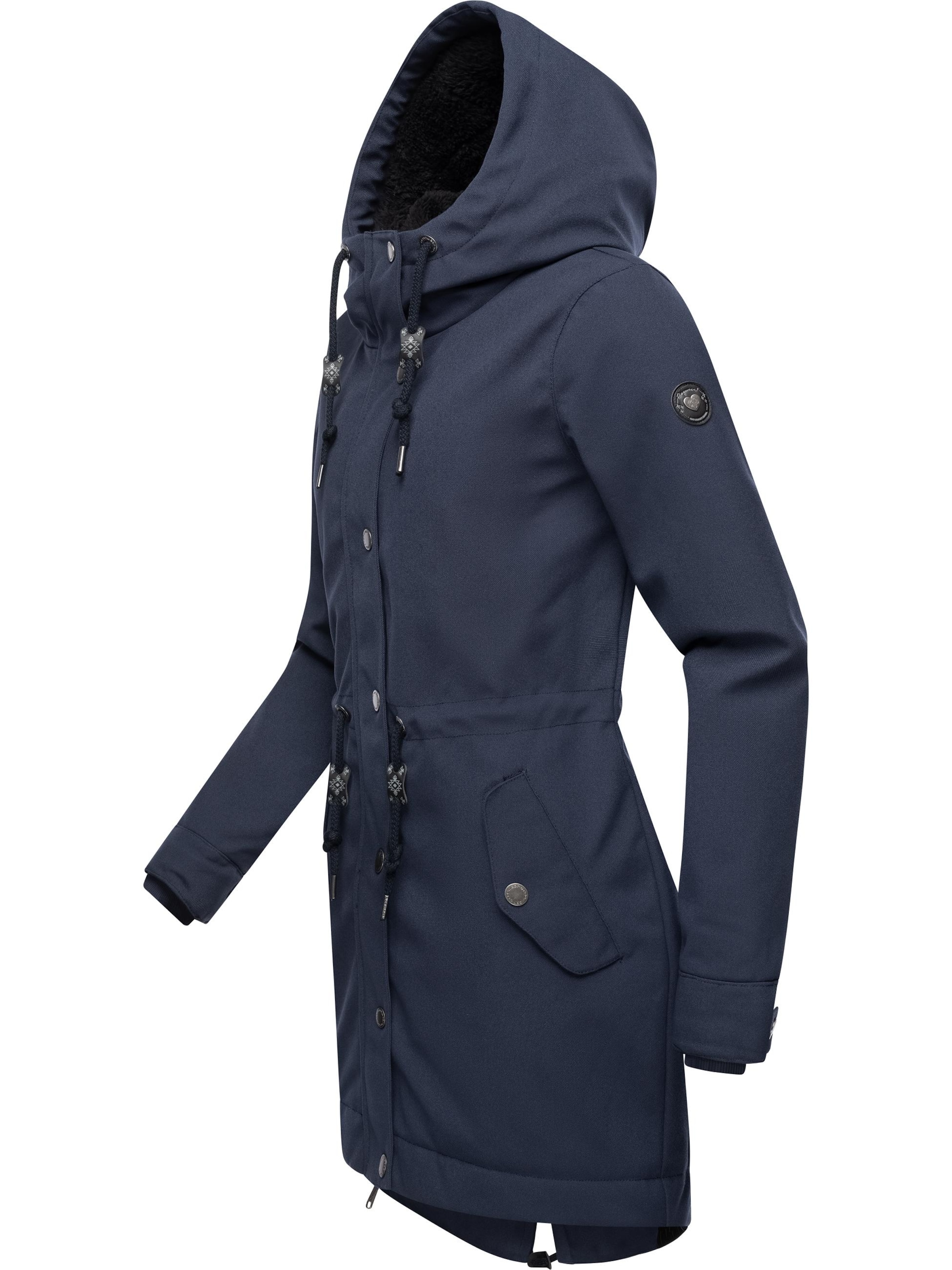 Ragwear Winter jacket 'Canny' in Blue