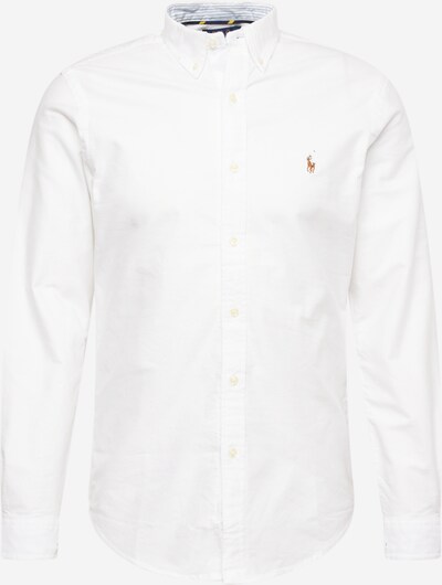 Polo Ralph Lauren Button Up Shirt in Azure / Brown / White, Item view