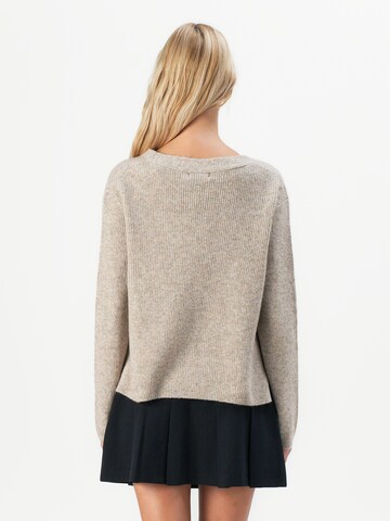 JDY Pullover 'JDYSANDRINE' in Braun