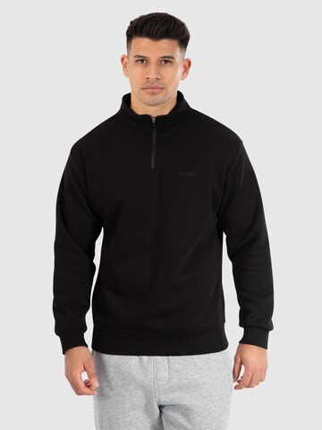 Sweat-shirt ' Emilio ' Smilodox en noir : devant