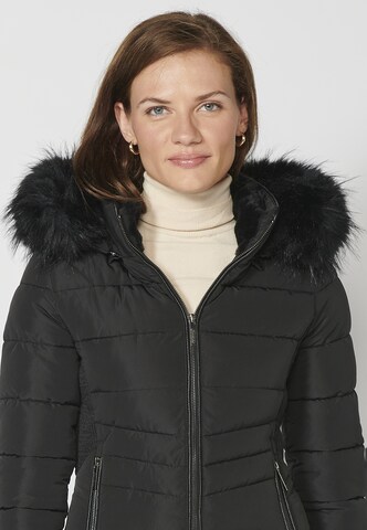 KOROSHI Winterjacke in Schwarz