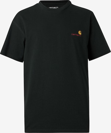 Carhartt WIP T-shirt 'American Script' i svart: framsida