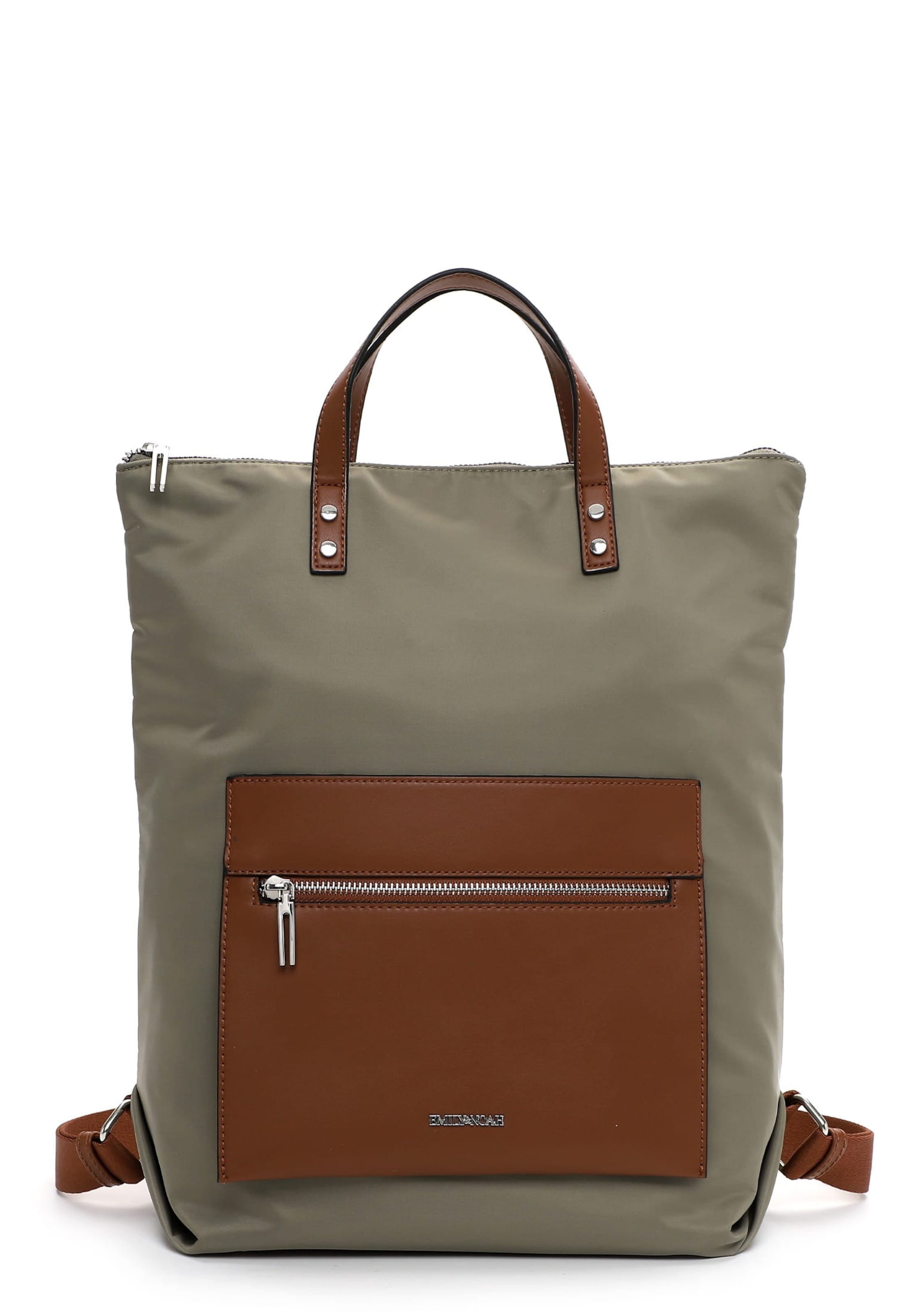 Emily & Noah Rucksack 'Elaura' in Grün: Vorderseite