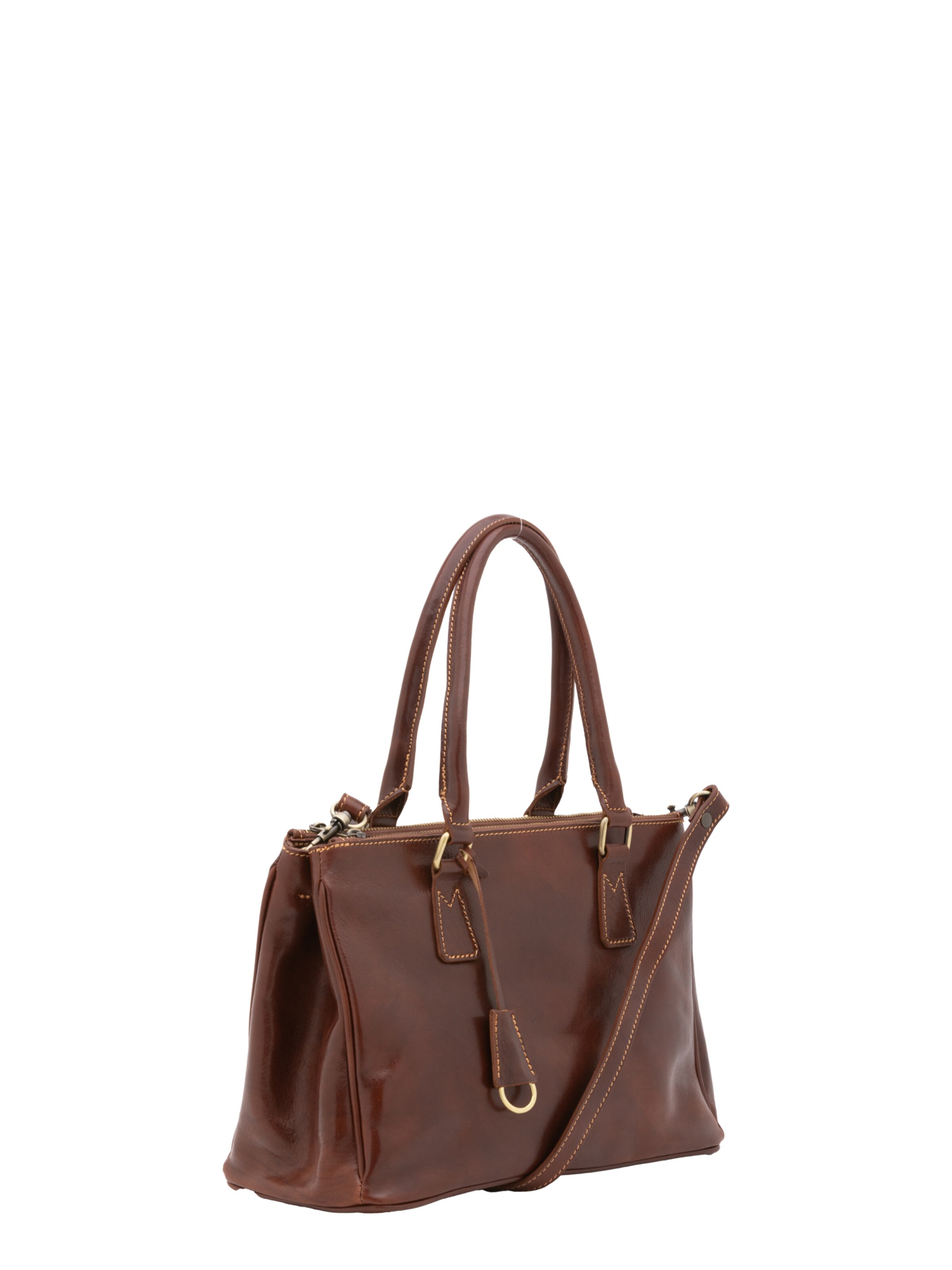 Borsa a tracolla di Viola Castellani in marrone: frontale