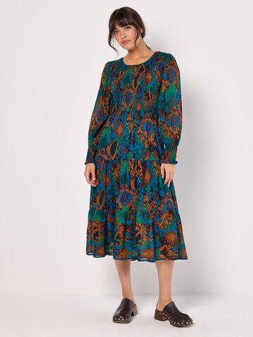 Apricot - Vestido 'Ikat' en Mezcla de colores