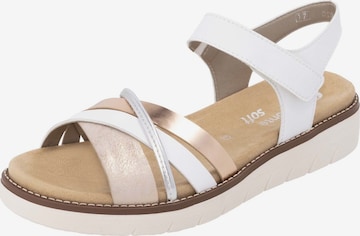 REMONTE Sandale in Weiß: Vorderseite