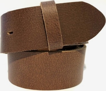 RETTUNGSRING by showroom 019° Belt 'Wasserbüffel' in Brown: front