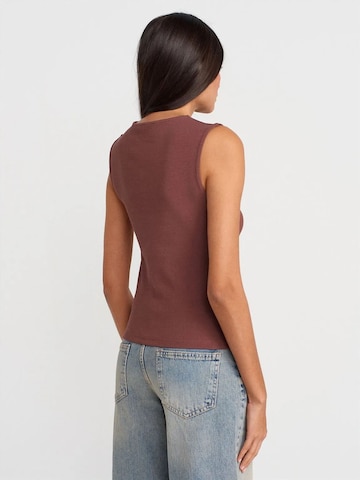Dilvin Top in Brown