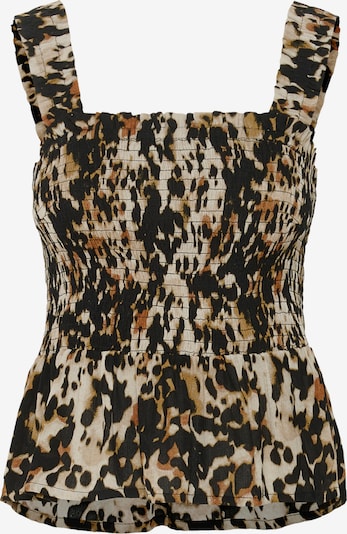 Kaffe Top 'KAAmber' u konjak / zeleno smeđa / cappuccino / crna, Pregled proizvoda