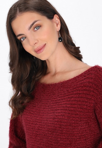 Usha - Pullover em vermelho