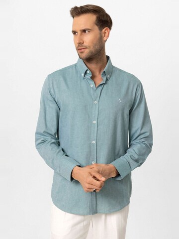 Antioch Regular fit Button Up Shirt in Green