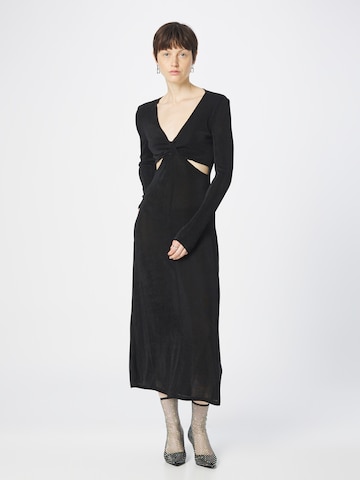 Gina Tricot Φόρεμα 'Mimi' σε μαύρο: μπροστά