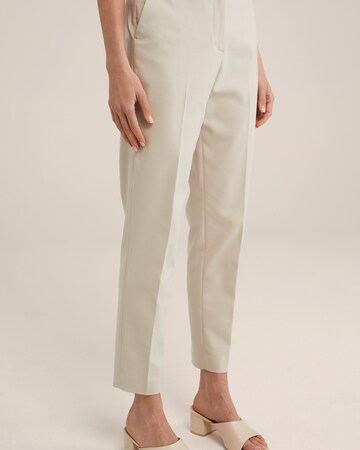 WE Fashion Regular Pleated Pants in Beige